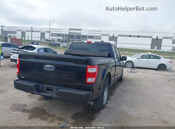 1FTEX1CB8NKD52372 2022 FORD F150 Черный Задняя правая четверть
