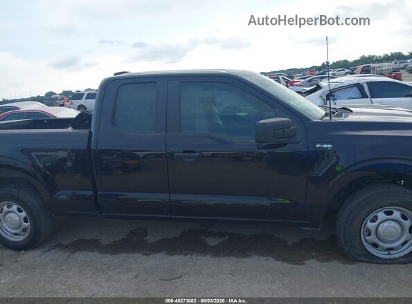 1FTEX1CB8NKD52372 2022 FORD F150 Черный Вид задней части салона