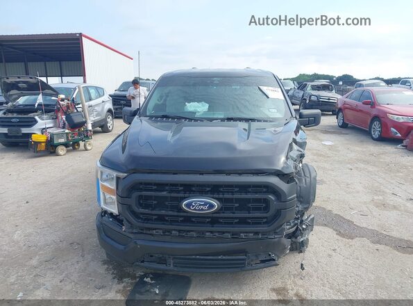 1FTEX1CB8NKD52372 2022 FORD F150 Черный Вид щитка приборов