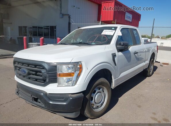 1FTEX1CB9NKD11362 2022 FORD F150 White Front left