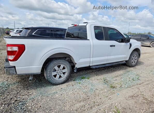 1FTEX1CB9NKD64109 2022 FORD F150 White 