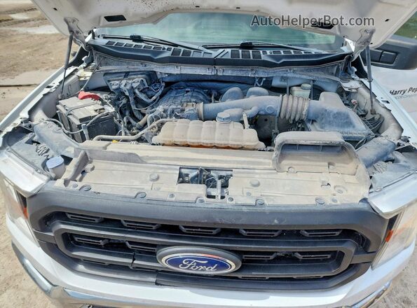 1FTEX1CB9NKD64109 2022 FORD F150 White 