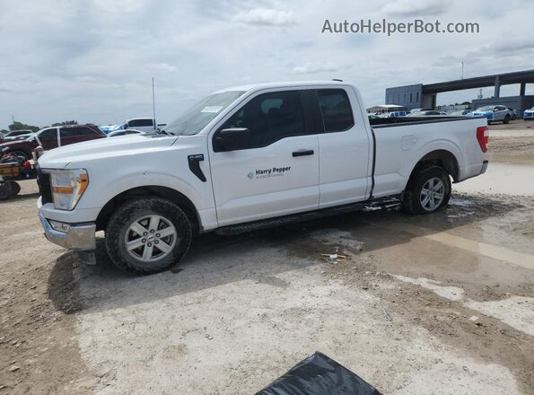 1FTEX1CB9NKD64109 2022 FORD F150 White 