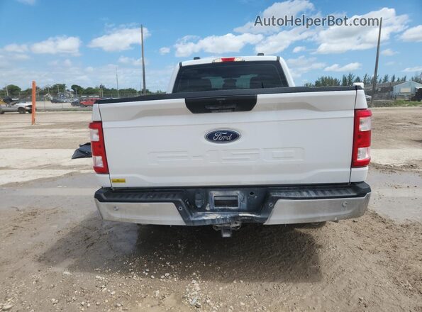 1FTEX1CB9NKD64109 2022 FORD F150 White 
