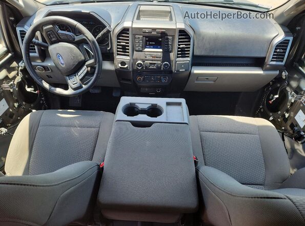 1FTEX1CF0HKE57270 2017 FORD F150 Gray წინა პანელის ხედი