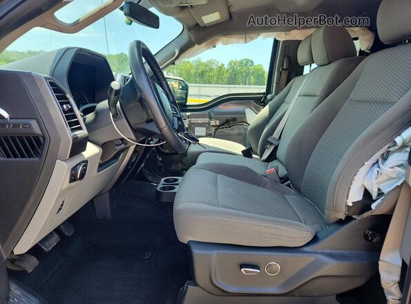 1FTEX1CF0HKE57270 2017 FORD F150 Gray წინა სალონის ხედი