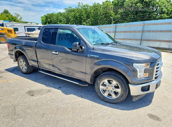 1FTEX1CF0HKE57270 2017 FORD F150 Gray წინა მარჯვენა