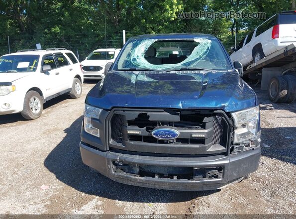 1FTEX1CF2GFC57370 2016 FORD F150 Blue Widok zestawu wskaźników