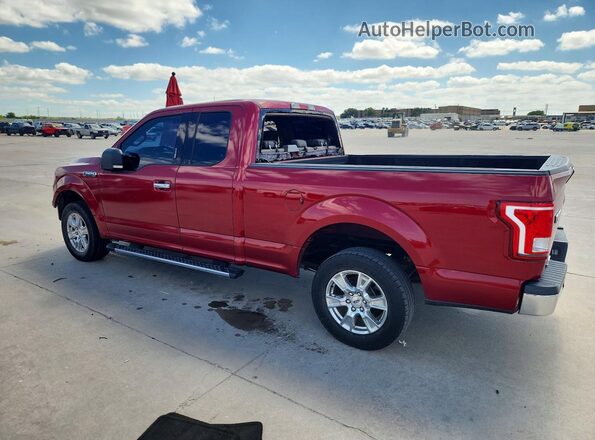 1FTEX1CF9HKE56733 2017 FORD F150 Red Задня ліва чверть