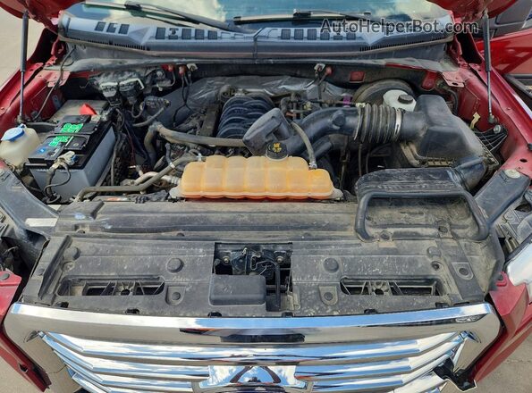 1FTEX1CF9HKE56733 2017 FORD F150 Red Вид задньої частини салону