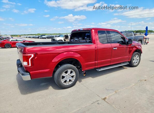 1FTEX1CF9HKE56733 2017 FORD F150 Red Задня права чверть