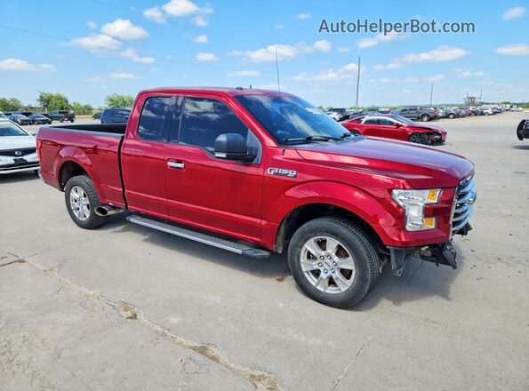 1FTEX1CF9HKE56733 2017 FORD F150 Red Передня права чверть