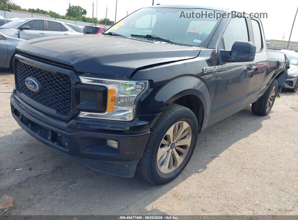 1FTEX1CG3JKD18894 2018 FORD F150 Black Przód lewy