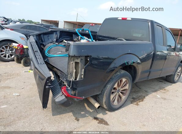 1FTEX1CG3JKD18894 2018 FORD F150 Black Tył prawy