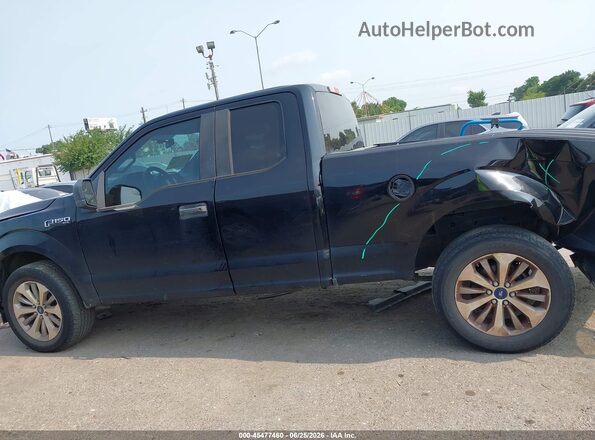 1FTEX1CG3JKD18894 2018 FORD F150 Black Widok wnętrza 360 stopni
