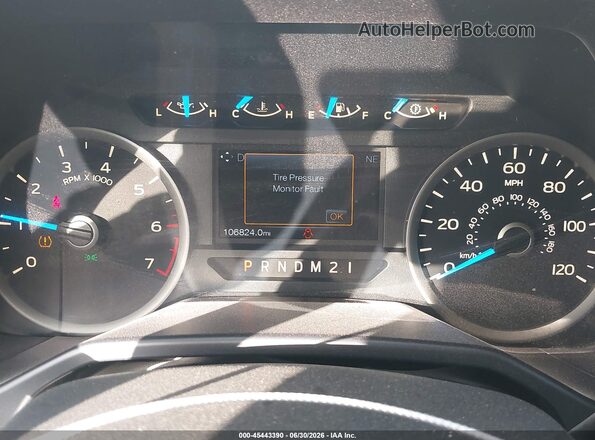 1FTEX1CP0GKE72391 2016 FORD F150 White უკანა სავარძლების ხედი