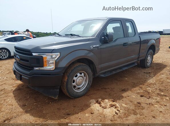 1FTEX1CP0JKC94568 2018 FORD F150 Gray Przód lewy