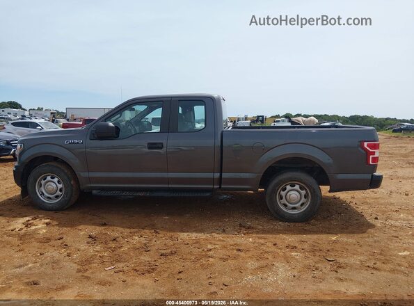 1FTEX1CP0JKC94568 2018 FORD F150 Gray Widok wnętrza 360 stopni