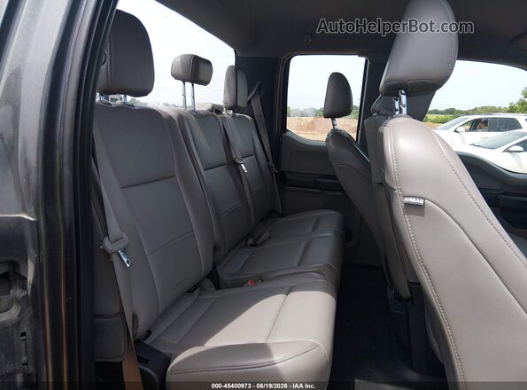 1FTEX1CP0JKC94568 2018 FORD F150 Gray Widok naklejki z numerem VIN