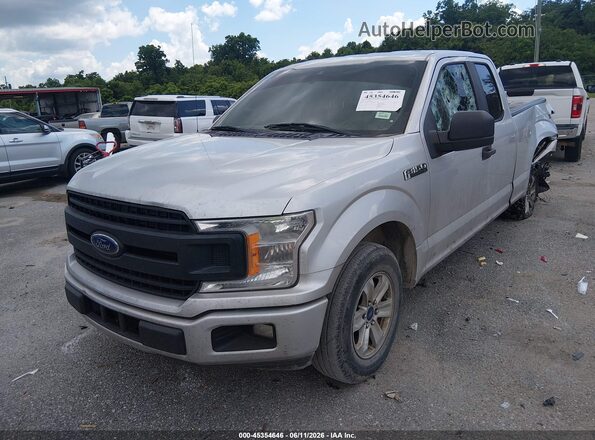 1FTEX1CP0KKC18298 2019 FORD F150 Silver Передня ліва чверть