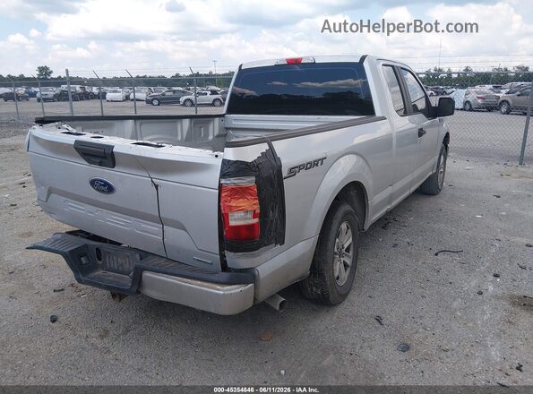 1FTEX1CP0KKC18298 2019 FORD F150 Silver Задня права чверть