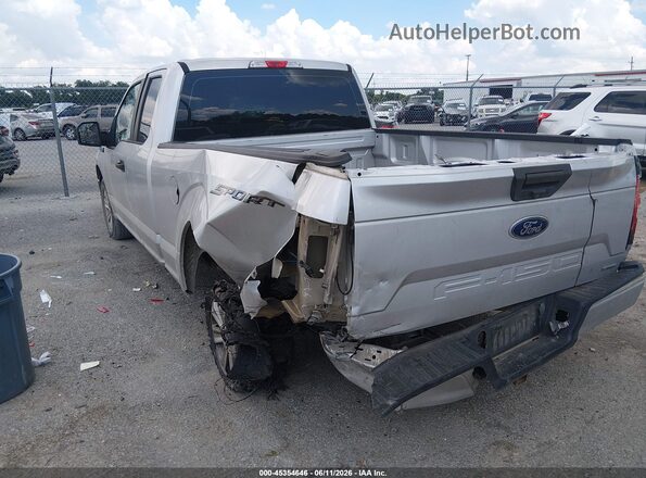 1FTEX1CP0KKC18298 2019 FORD F150 Silver Задня ліва чверть