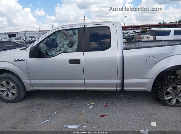 1FTEX1CP0KKC18298 2019 FORD F150 Silver Вид задньої частини салону