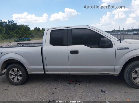 1FTEX1CP0KKC18298 2019 FORD F150 Silver Вид щитка приладів