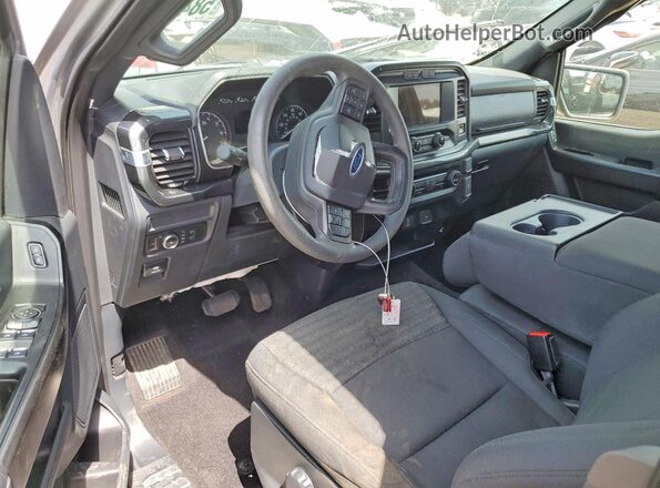 1FTEX1CP0MKE88263 2021 FORD F150 Silver Dashboard view