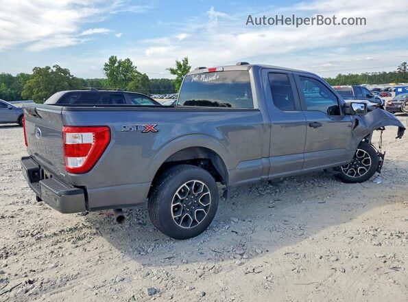 1FTEX1CP2NKD32162 2022 FORD F150 Gray 