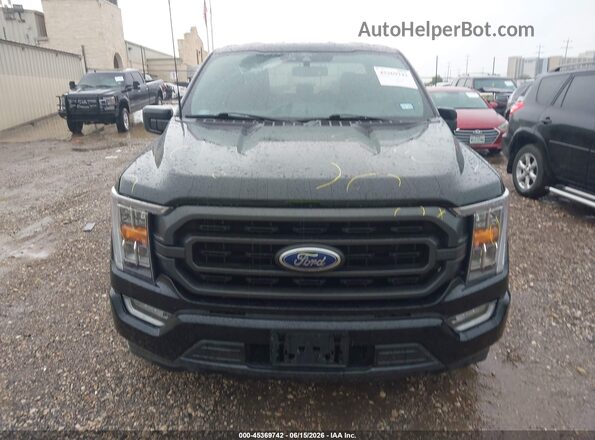 1FTEX1CP2NKD74430 2022 FORD F150 Черный Вид задней части салона