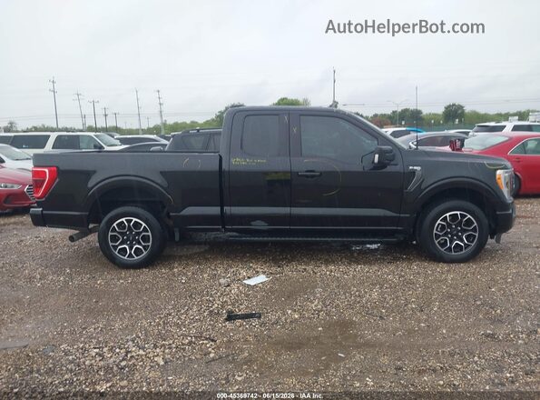 1FTEX1CP2NKD74430 2022 FORD F150 Черный Панорамный вид салона 360°