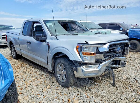 1FTEX1CP2NKF29834 2022 FORD F150 Gray 