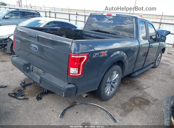 1FTEX1CP3HKC72266 2017 FORD F150 Gray Հետևի աջ