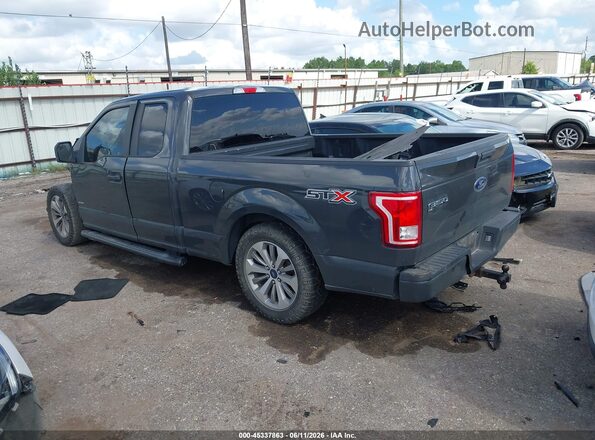 1FTEX1CP3HKC72266 2017 FORD F150 Gray Հետևի ձախ
