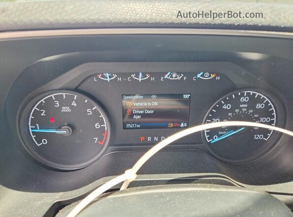 1FTEX1CP3PKD89893 2023 FORD F150 Blue Вид щитка приладів