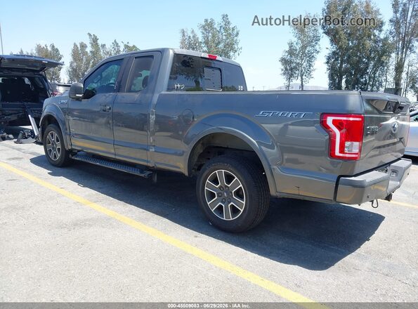 1FTEX1CP4GKE46120 2016 FORD F150 Серый Задняя левая четверть