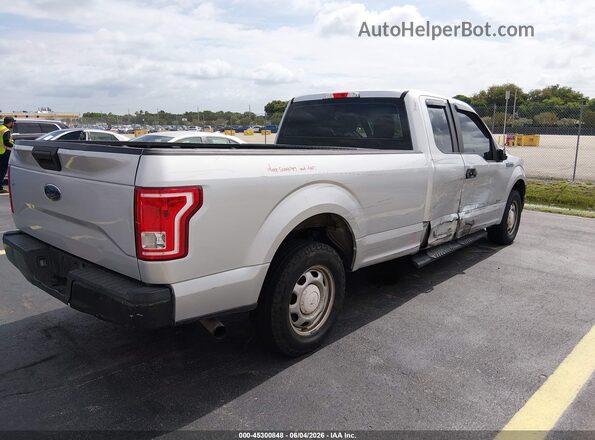 1FTEX1CP5GKD70620 2016 FORD F150 Silver Задня права чверть