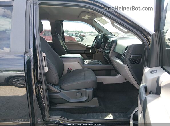 1FTEX1CP5HFA24299 2017 FORD F150 Black Front interior view