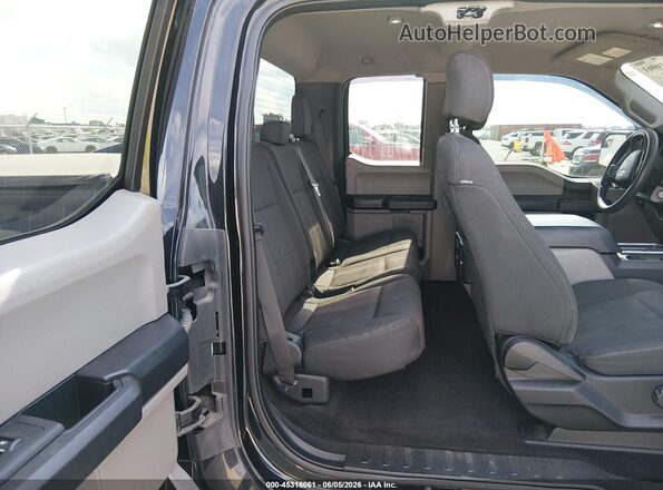 1FTEX1CP5HFA24299 2017 FORD F150 Black VIN sticker view