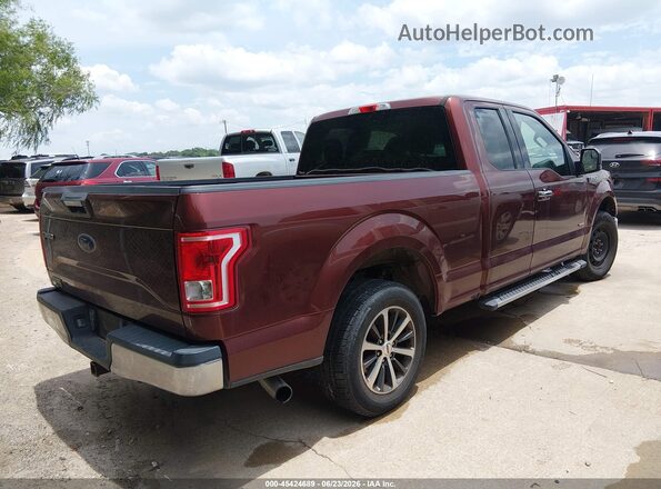 1FTEX1CP6GKD42874 2016 FORD F150 Burgundy უკანა მარჯვენა