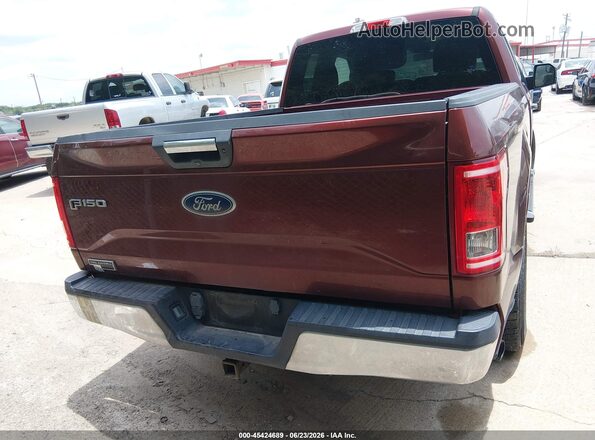 1FTEX1CP6GKD42874 2016 FORD F150 Burgundy 