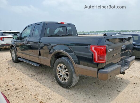 1FTEX1CP6GKF25353 2016 FORD F150 Черный Задняя левая четверть