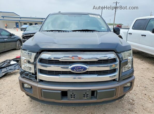 1FTEX1CP6GKF25353 2016 FORD F150 Черный Вид спереди