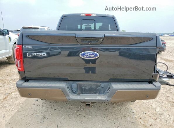 1FTEX1CP6GKF25353 2016 FORD F150 Черный Вид сзади