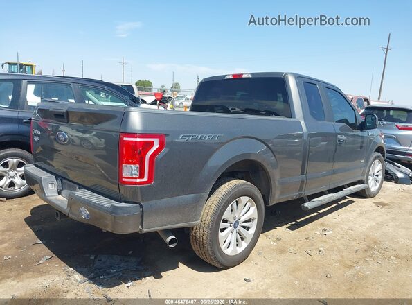 1FTEX1CP6GKF96195 2016 FORD F150 Серый Задняя правая четверть