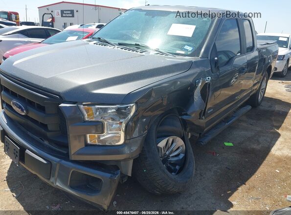 1FTEX1CP6GKF96195 2016 FORD F150 Серый Вид спереди