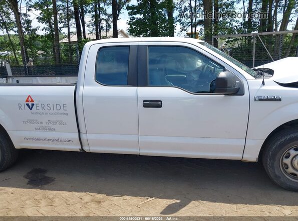 1FTEX1CP6JKD51016 2018 FORD F150 Белый Вид задней части салона