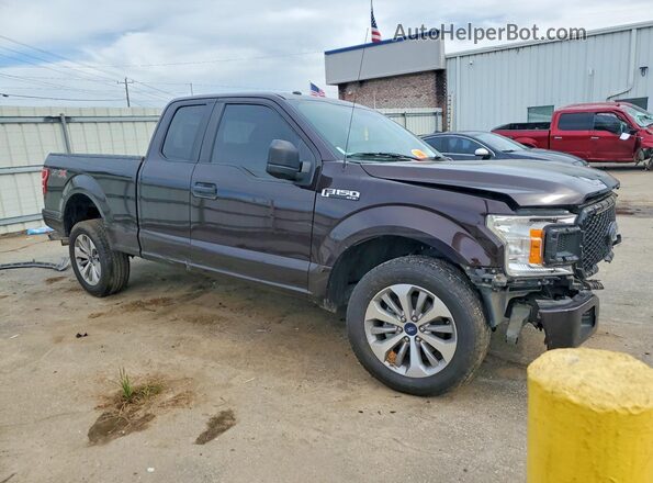 1FTEX1CP6JKE63542 2018 FORD F150 Burgundy Front right