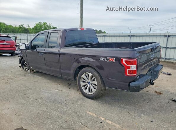 1FTEX1CP6JKE63542 2018 FORD F150 Burgundy Rear left